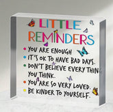 Little Reminders Inspirational Acrylic Plaque